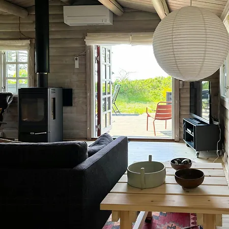 Log With View Of Meadow And Sea * Tranekaer