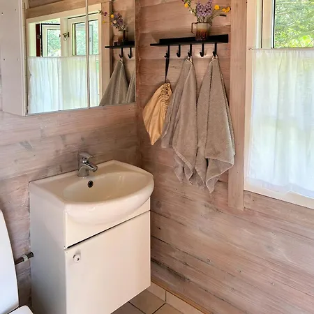 Holiday home Log With View Of Meadow And Sea