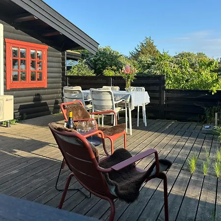 Holiday home Log With View Of Meadow And Sea Tranekaer