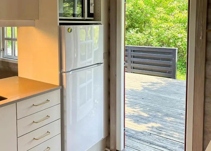 Log With View Of Meadow And Sea Holiday home